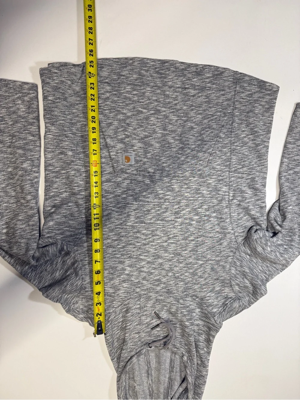 Carhartt Heather‎ Gray Knit Pullover with Gold Logo Patch